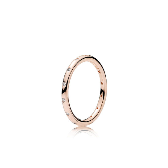 Anello a fascia scintillante semplice 180945CZ-1
