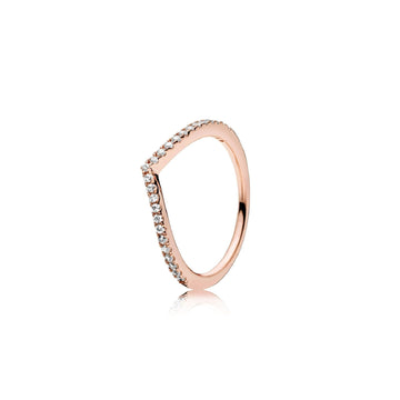 Anello a V scintillante 186316CZ-1