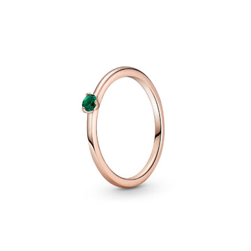 Anello con solitario verde 189259C05-1
