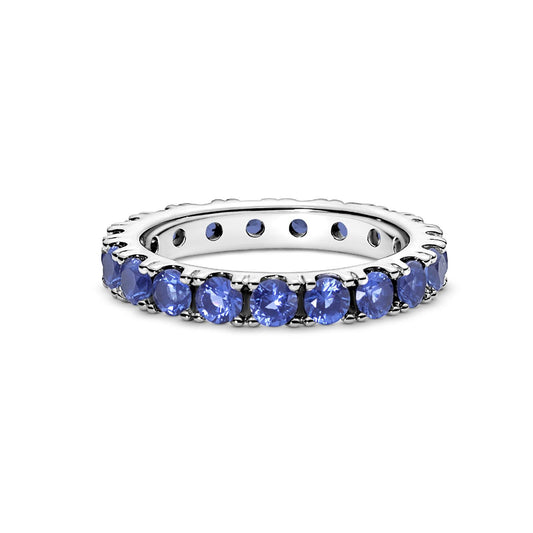 Anello Fascia Scintillante Blu 190050C02-2