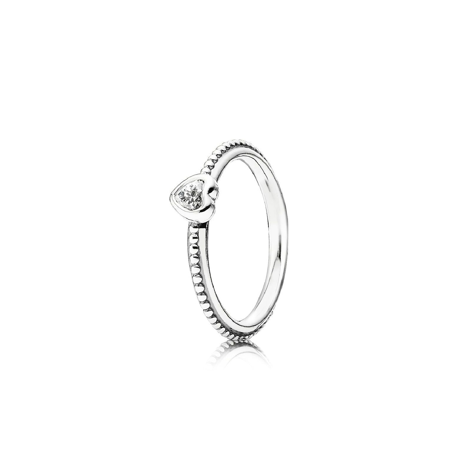 Anello decorato con cuore 190896CZ-1