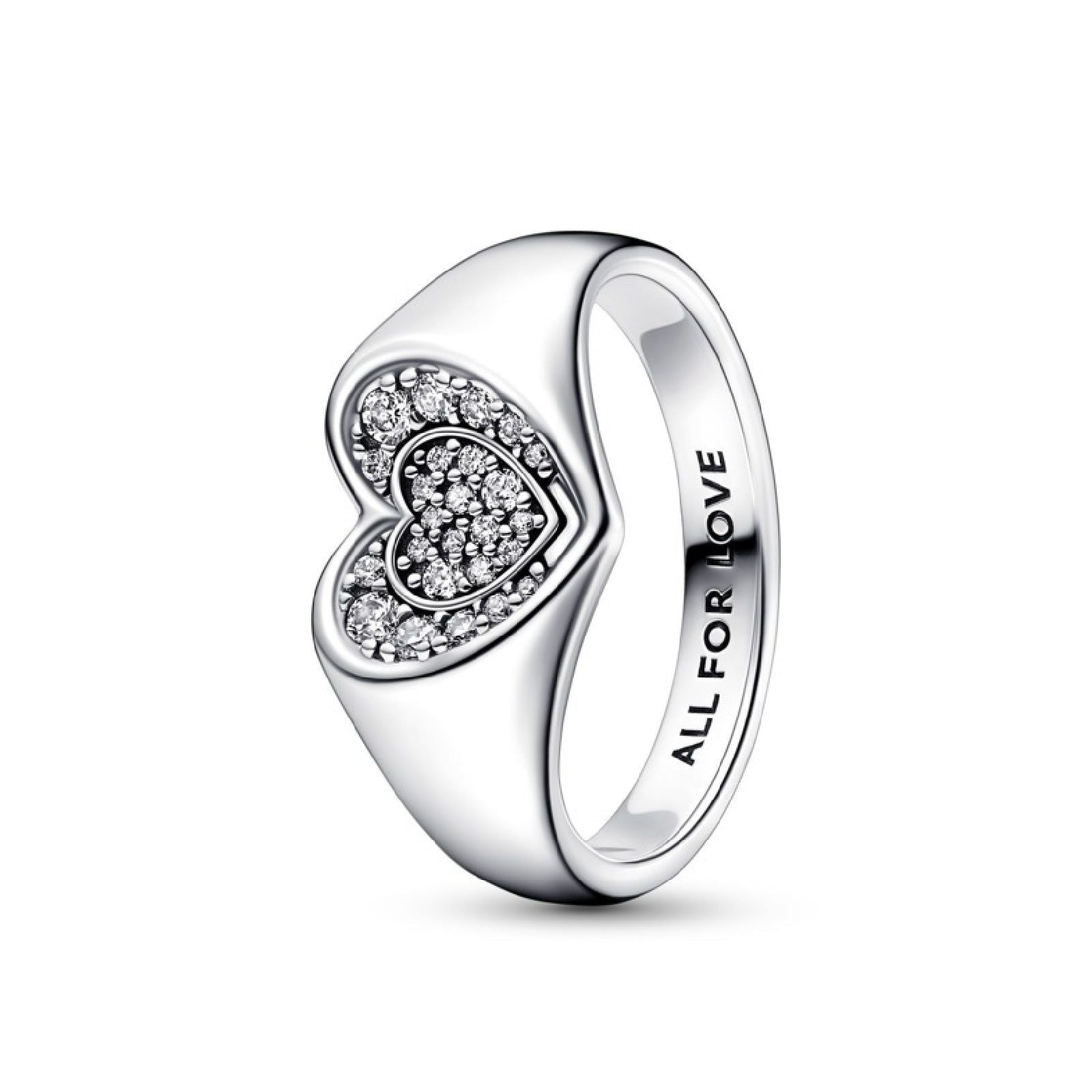 Anello Cuore Pavé Sigillo 192491C01-1
