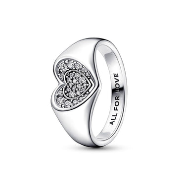 Anello Cuore Pavé Sigillo 192491C01-1