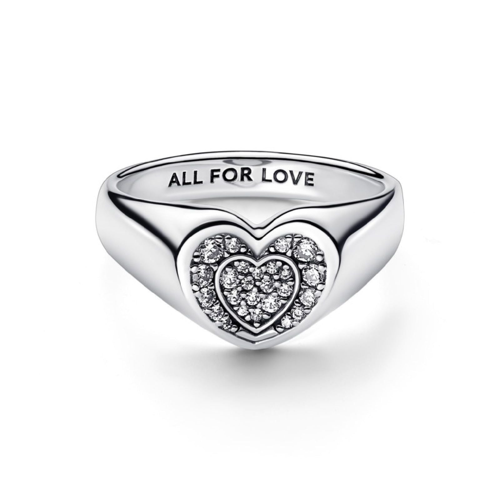 Anello Cuore Pavé Sigillo 192491C01-2