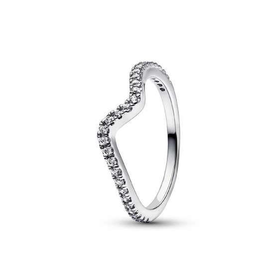 Anello Onda Pietre Luminose 192539C01-1