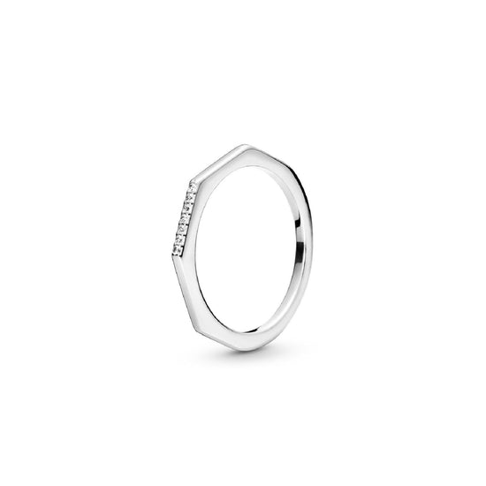Anello Linea Sfaccettata 198343CZ-1