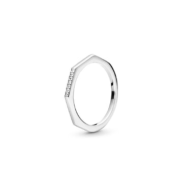 Anello Linea Sfaccettata 198343CZ-1