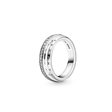 Anello con pavé a tripla fascia 199040C01-1