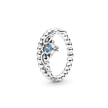 Disney, anello con tiara blu di Cenerentola 199191C01-1