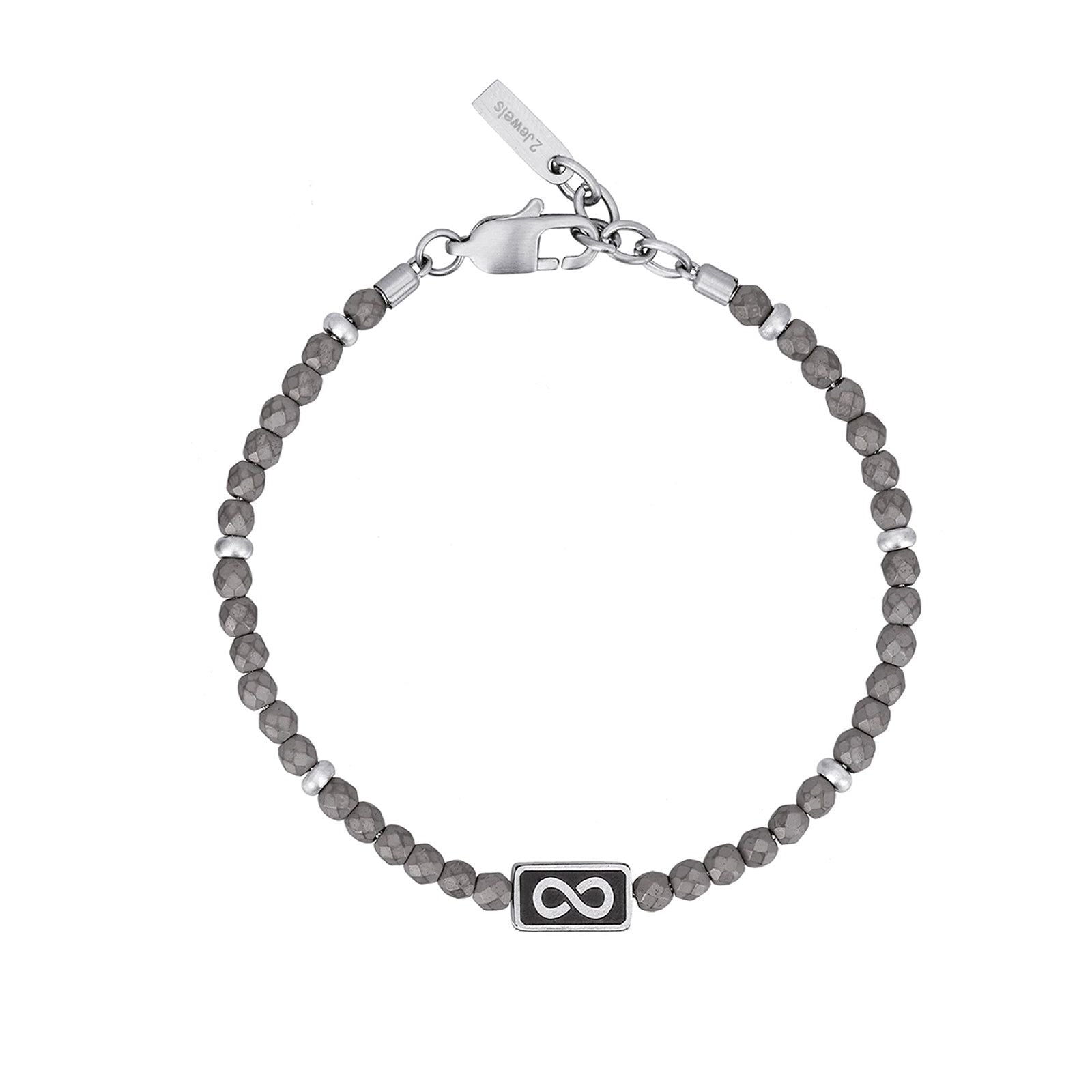 Bracciale 2Jewels Hematite da uomo 231964-1