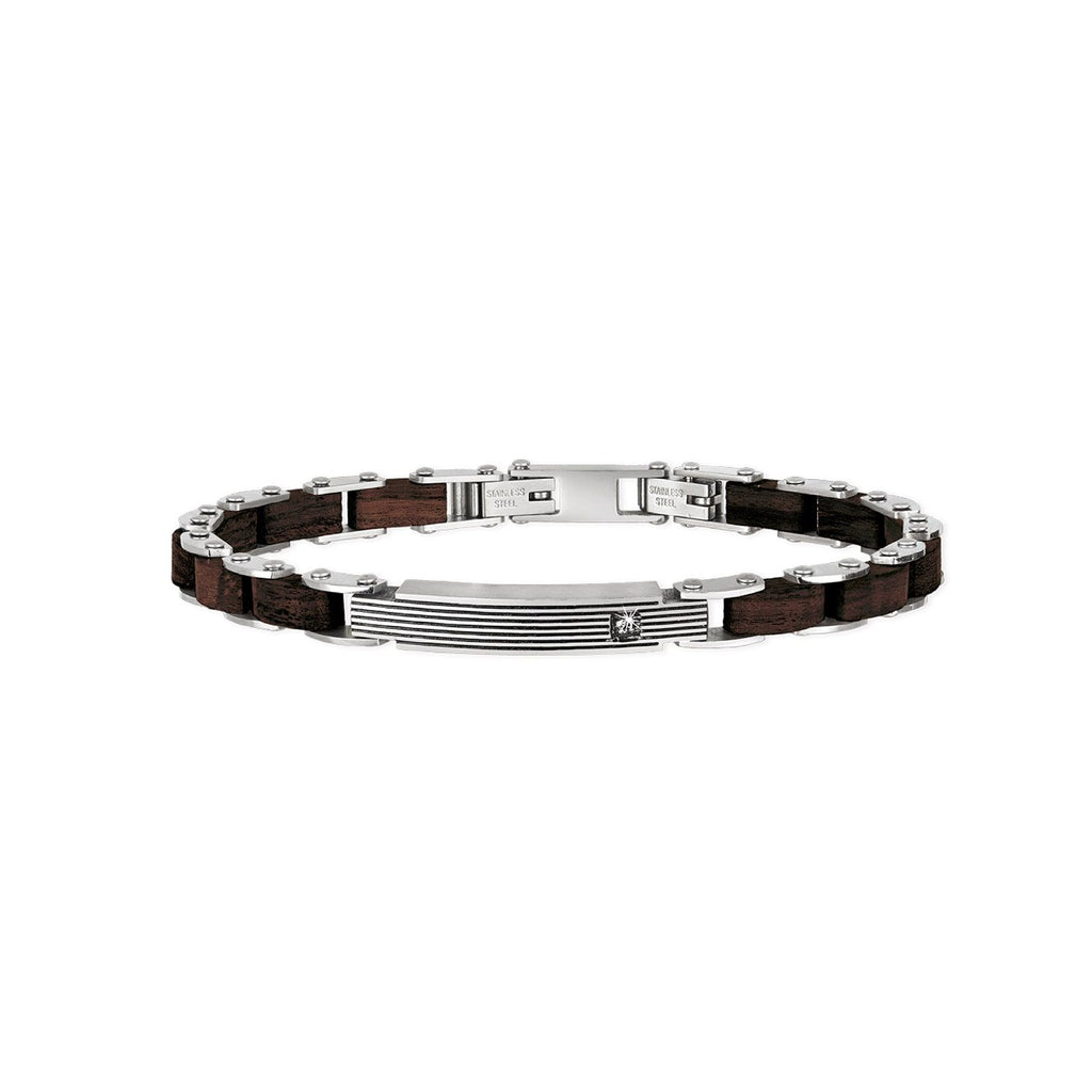 Bracciale 2Jewels Wood da uomo