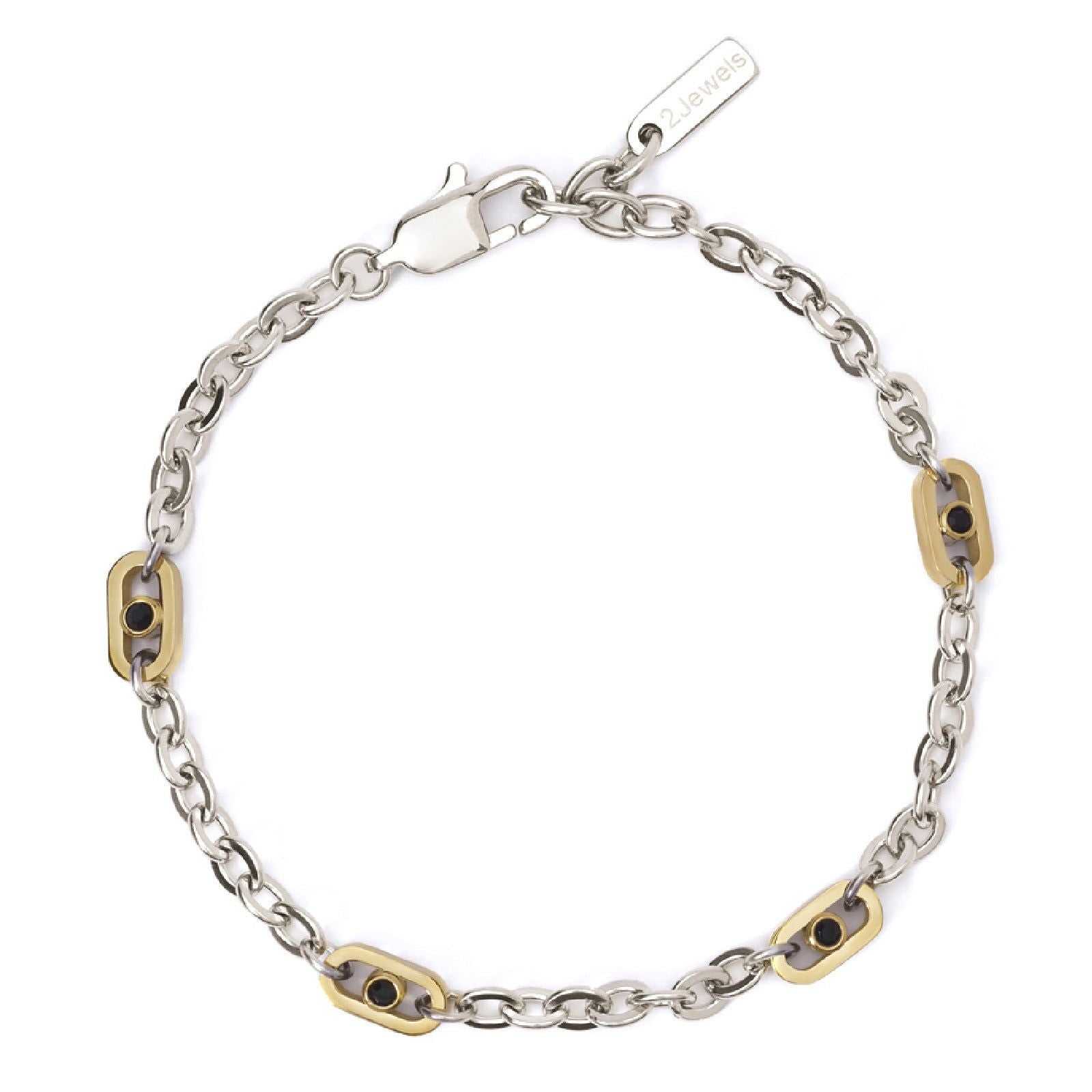 Bracciale 2Jewels Black Star da uomo 232355-1