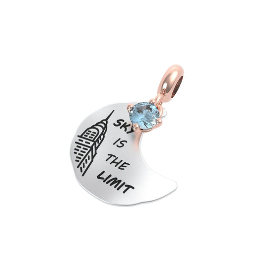 Charm Rerum Gioielli Propositi-Topazio Azzurro da donna 25110-1