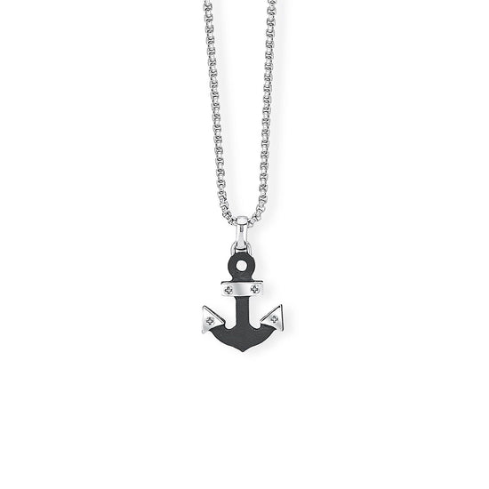 Collana 2Jewels Black Fiber da uomo 251576-2