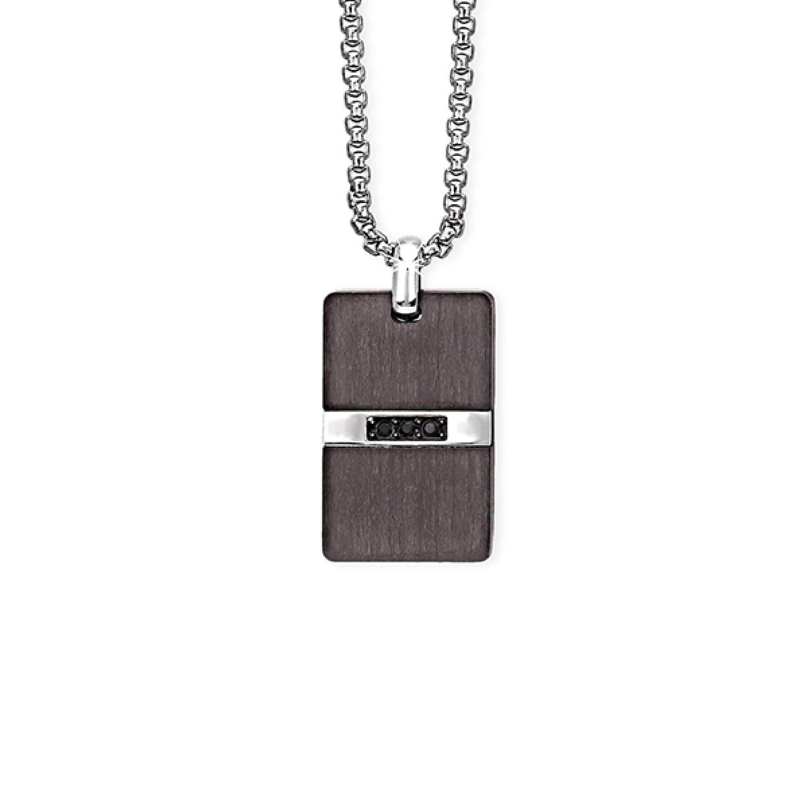 Collana 2Jewels Black Fiber da uomo 251628-1
