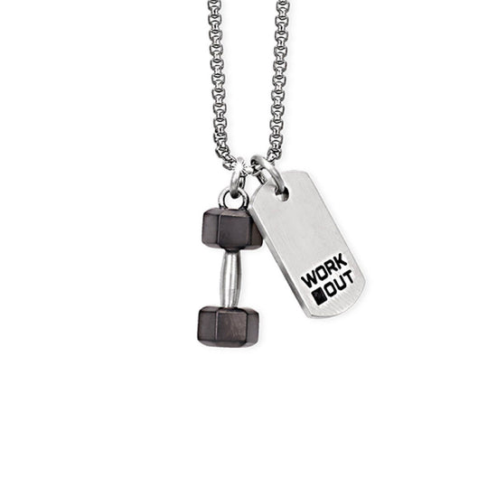 Collana 2Jewels Crossfit da uomo 251631-1