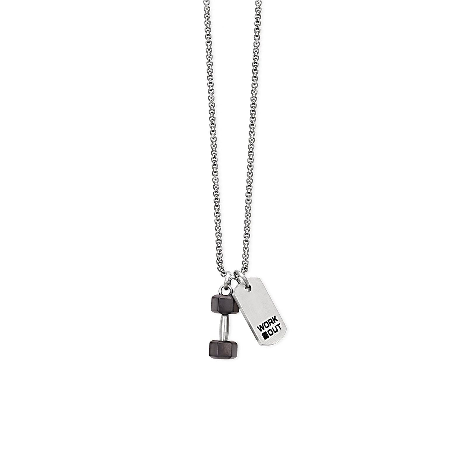 Collana 2Jewels Crossfit da uomo 251631-2