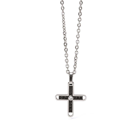 Collana 2Jewels Black Star da uomo 251836-1