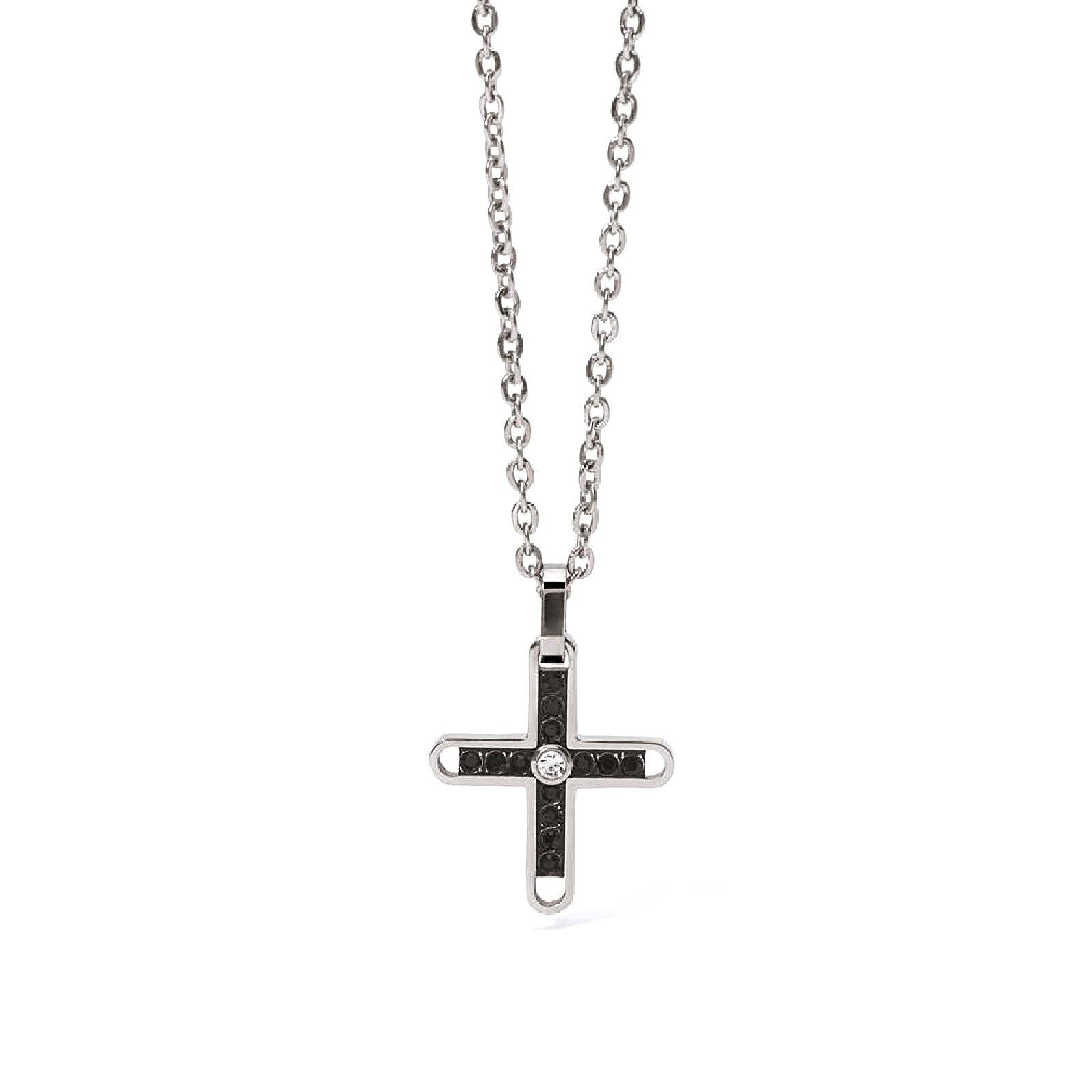 Collana 2Jewels Black Star da uomo 251836-1