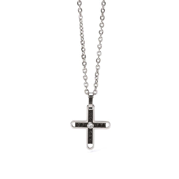 Collana 2Jewels Black Star da uomo 251836-1