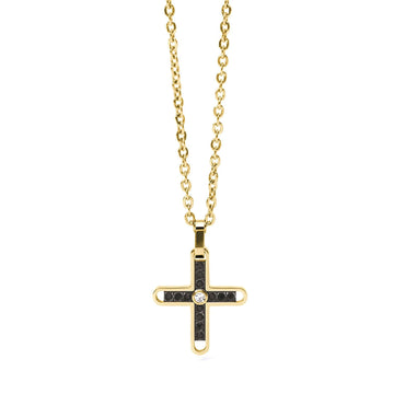 Collana 2Jewels Black Star da uomo 251848-1
