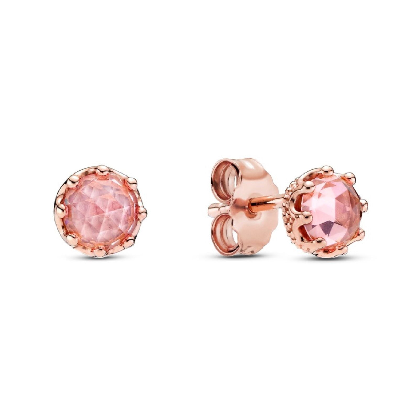 Orecchini a lobo Corona rosa scintillanti 288311C01-1