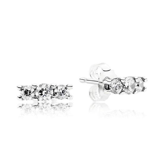 Orecchini a lobo scintillanti 290725CZ-1