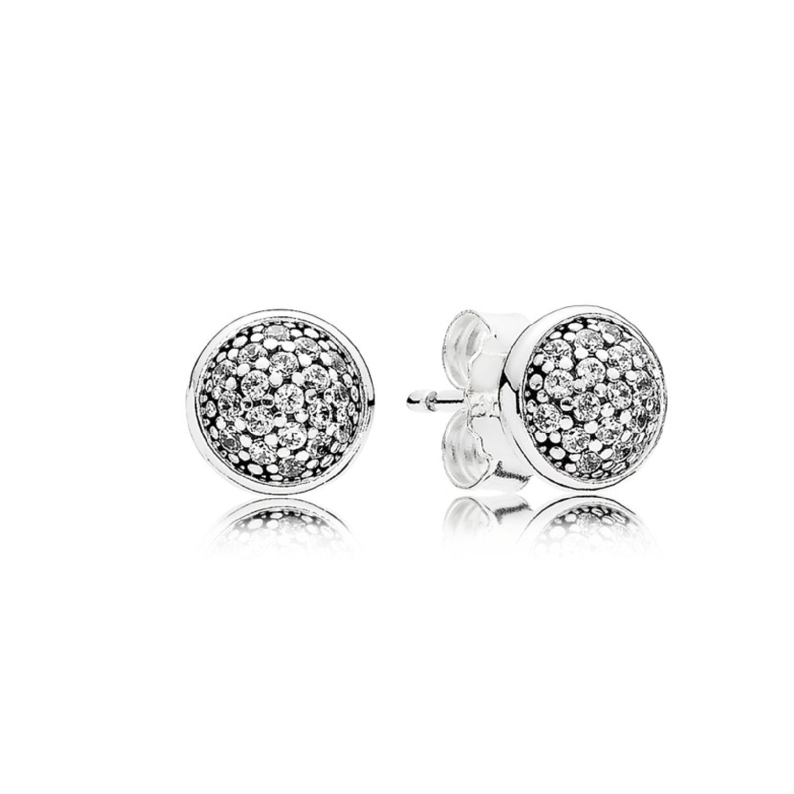 Orecchini a lobo con pavé 290726CZ-1