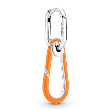 Orecchino Doppio Link Arancione Pandora ME 291982C01-1