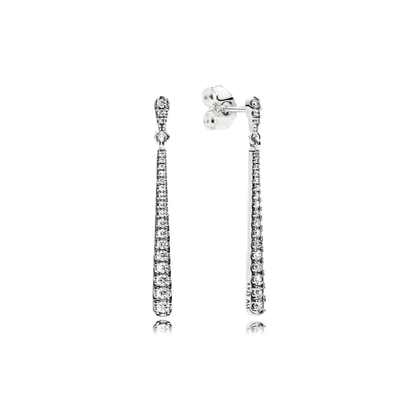 Orecchini pendenti con pietre scintillanti 296351CZ-1