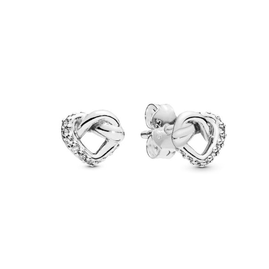 Orecchini a lobo Cuore intrecciato 298019CZ-1
