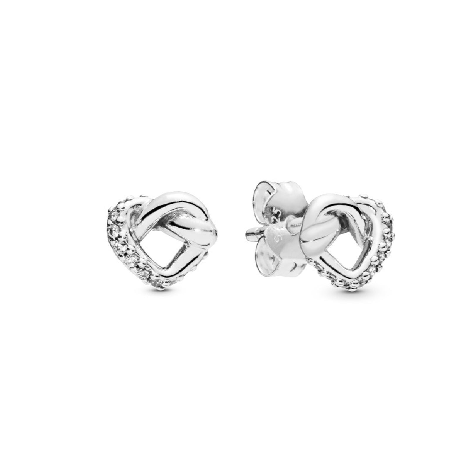 Orecchini a lobo Cuore intrecciato 298019CZ-1