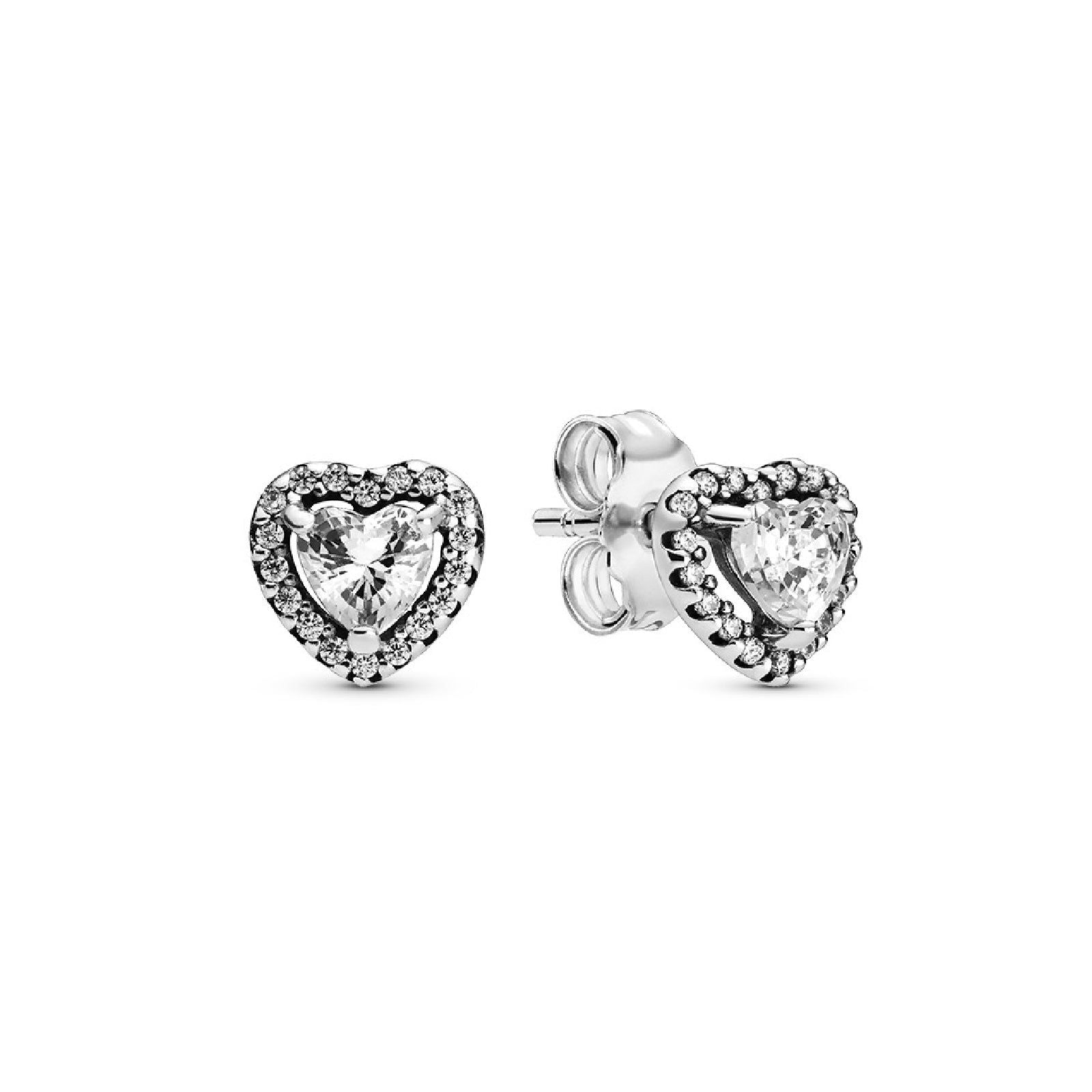 SilberDream Orecchini A Clip A Cuore In Argento 925 - Per Donna, Larghezza 1,5 Cm