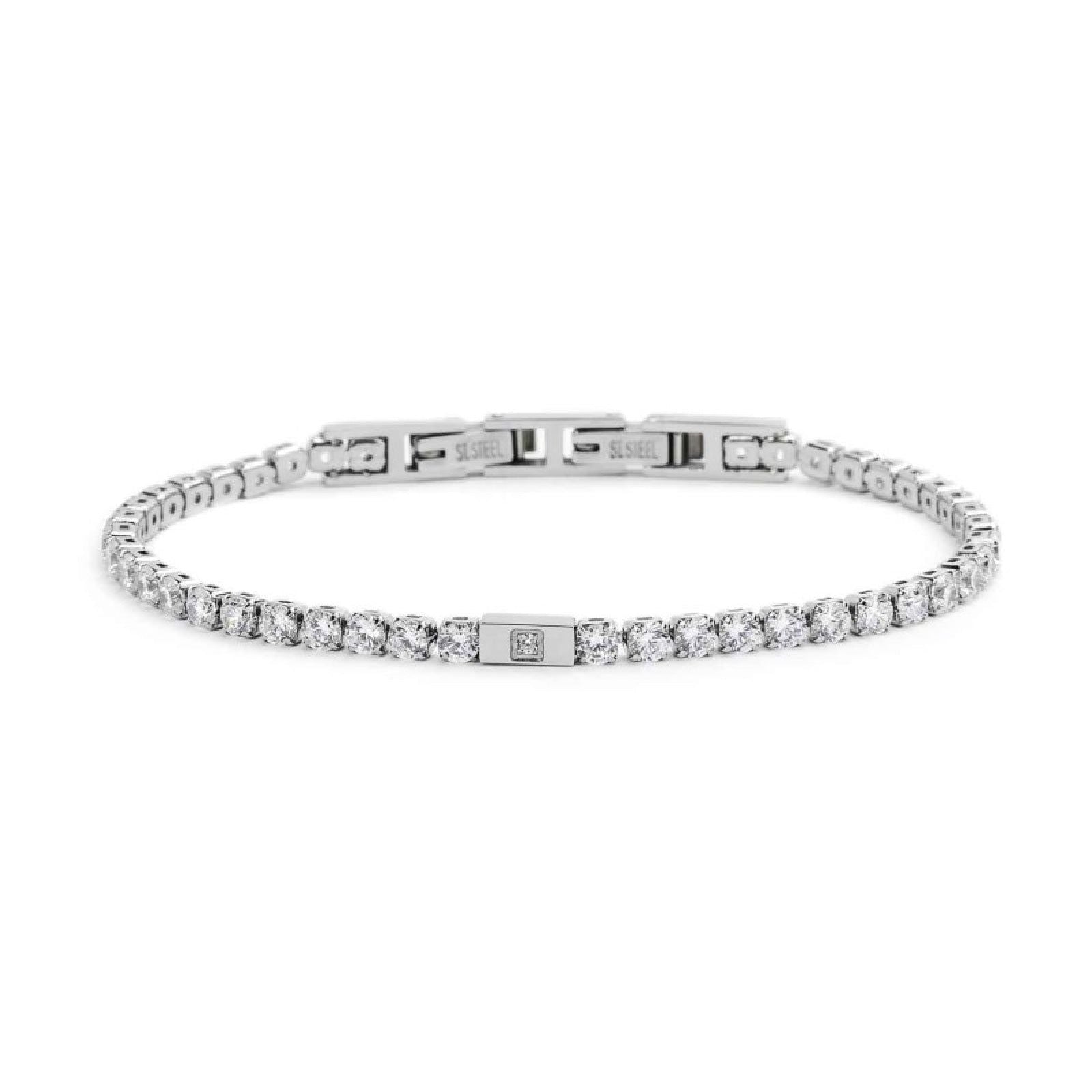 Bracciale Marlù Sparkles da uomo 31BR0005W-S-1