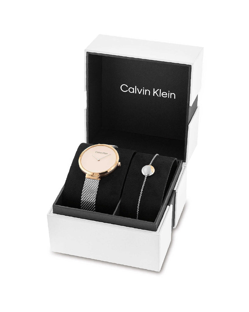 Cofanetto orologio solo tempo Calvin Klein Timeless da donna