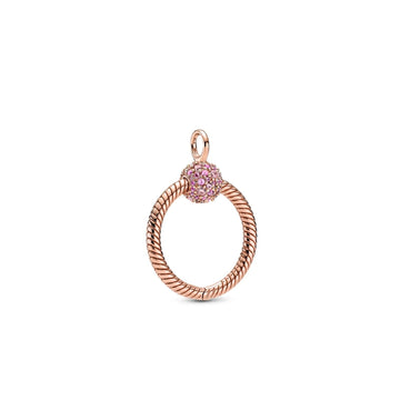 Pendente Pandora O piccolo con pavé - Pandora Moments 389097C01-1