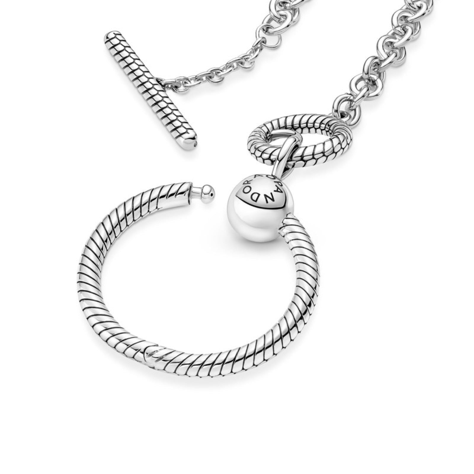Collana con Chiusura a T e O Pendant 391157C00-50-4