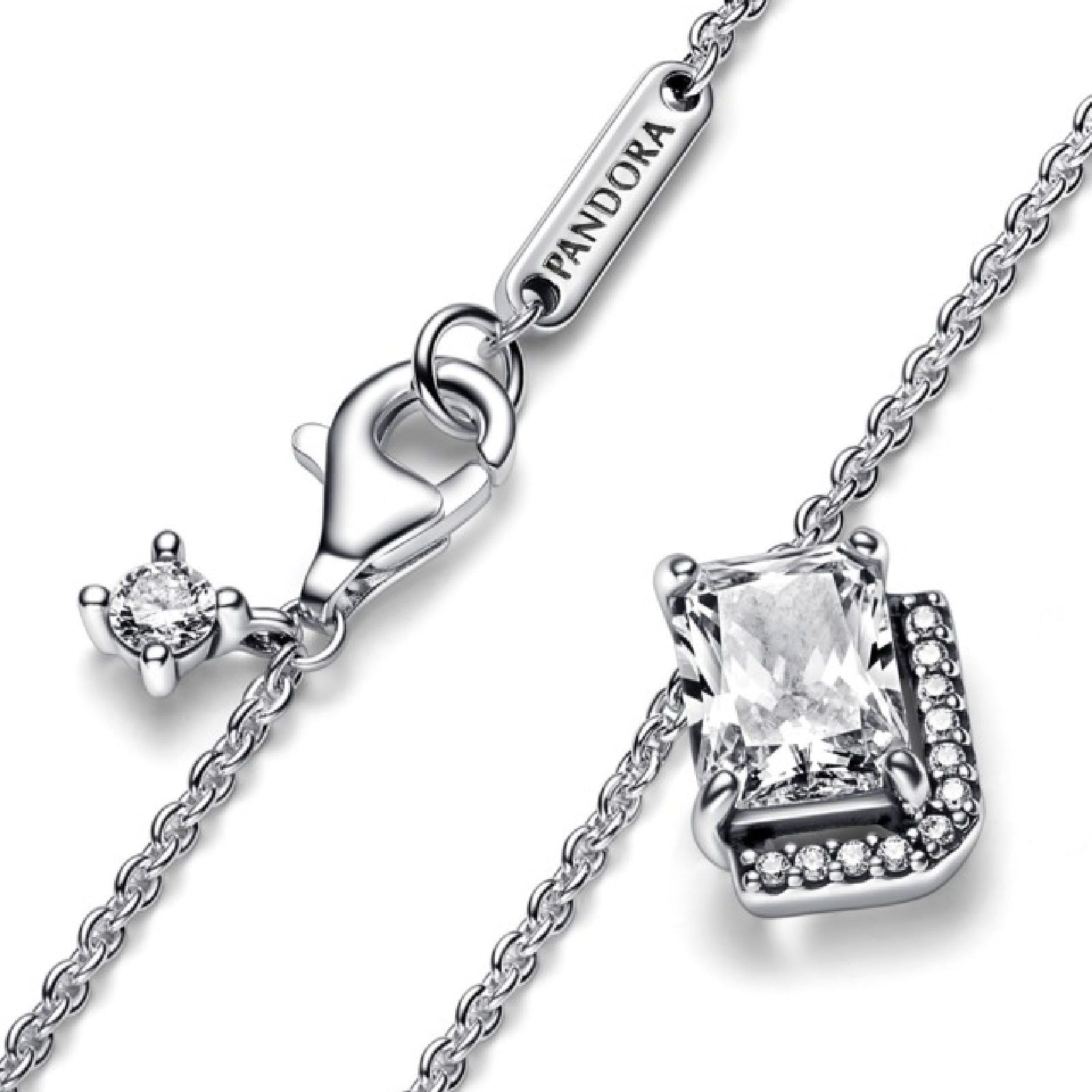 Collana Punto luce Rettangolo 392388C01-2