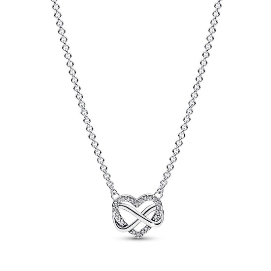 Collana Cuore Infinito Pietre Luminose 392666C01-50-1