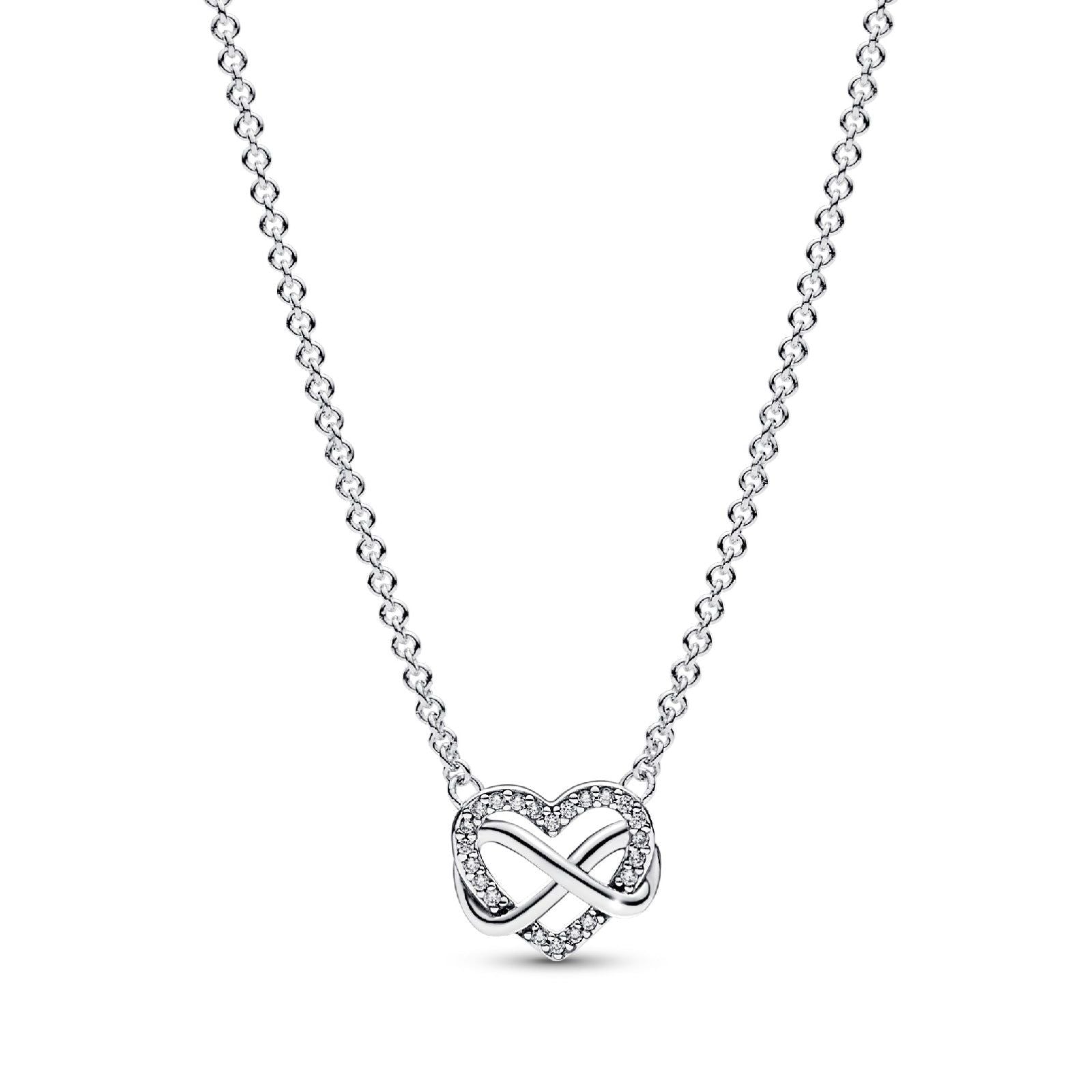 Collana Cuore Infinito Pietre Luminose 392666C01-50-1