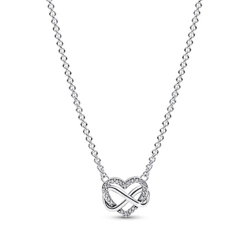 Collana Cuore Infinito Pietre Luminose 392666C01-50-1