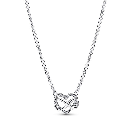 Collana Cuore Infinito Pietre Luminose 392666C01-50-1