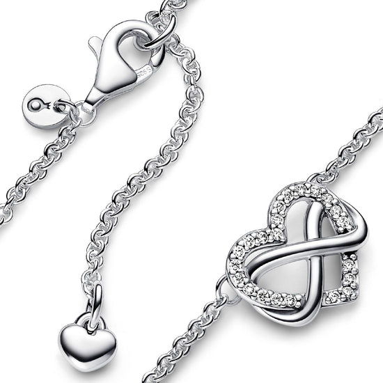 Collana Cuore Infinito Pietre Luminose 392666C01-50-2