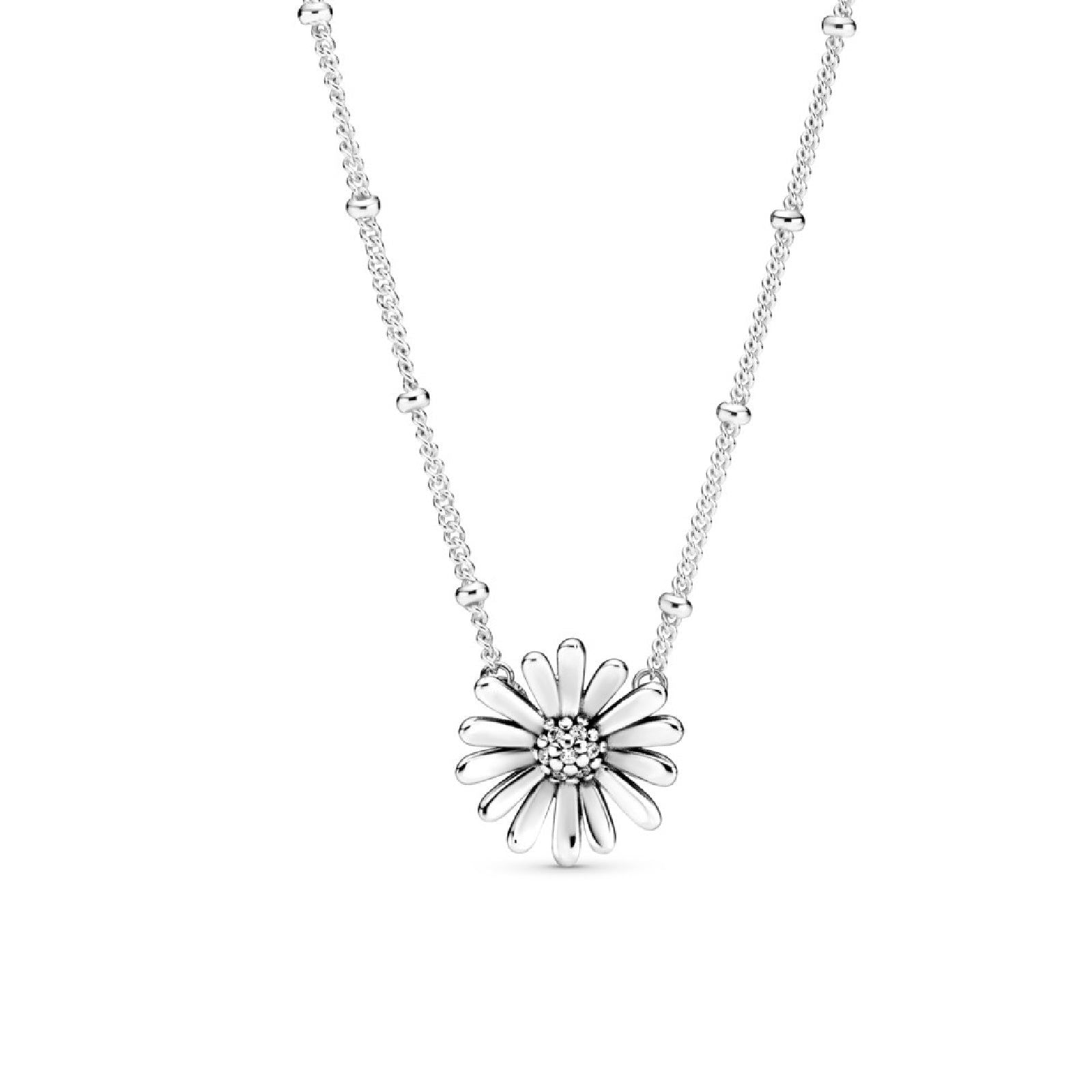 Collana Margherita con pavé 398964C01-45-2