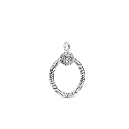 Pendente Pandora O piccolo con pavé - Pandora Moments 399097C01-1