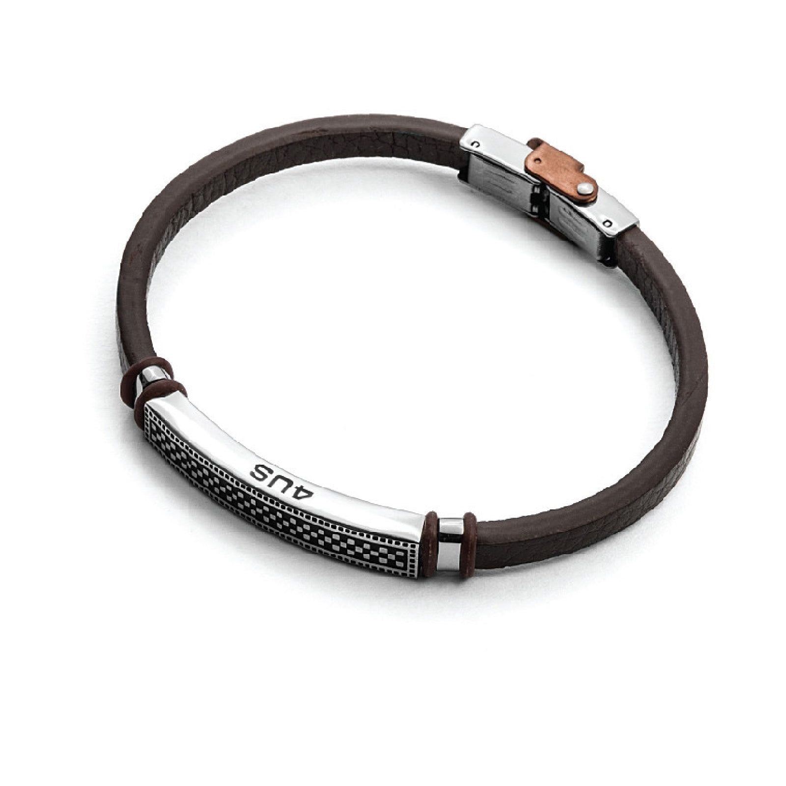 Bracciale 4US Cesare Paciotti Chessboard da uomo 4UBR2005-1