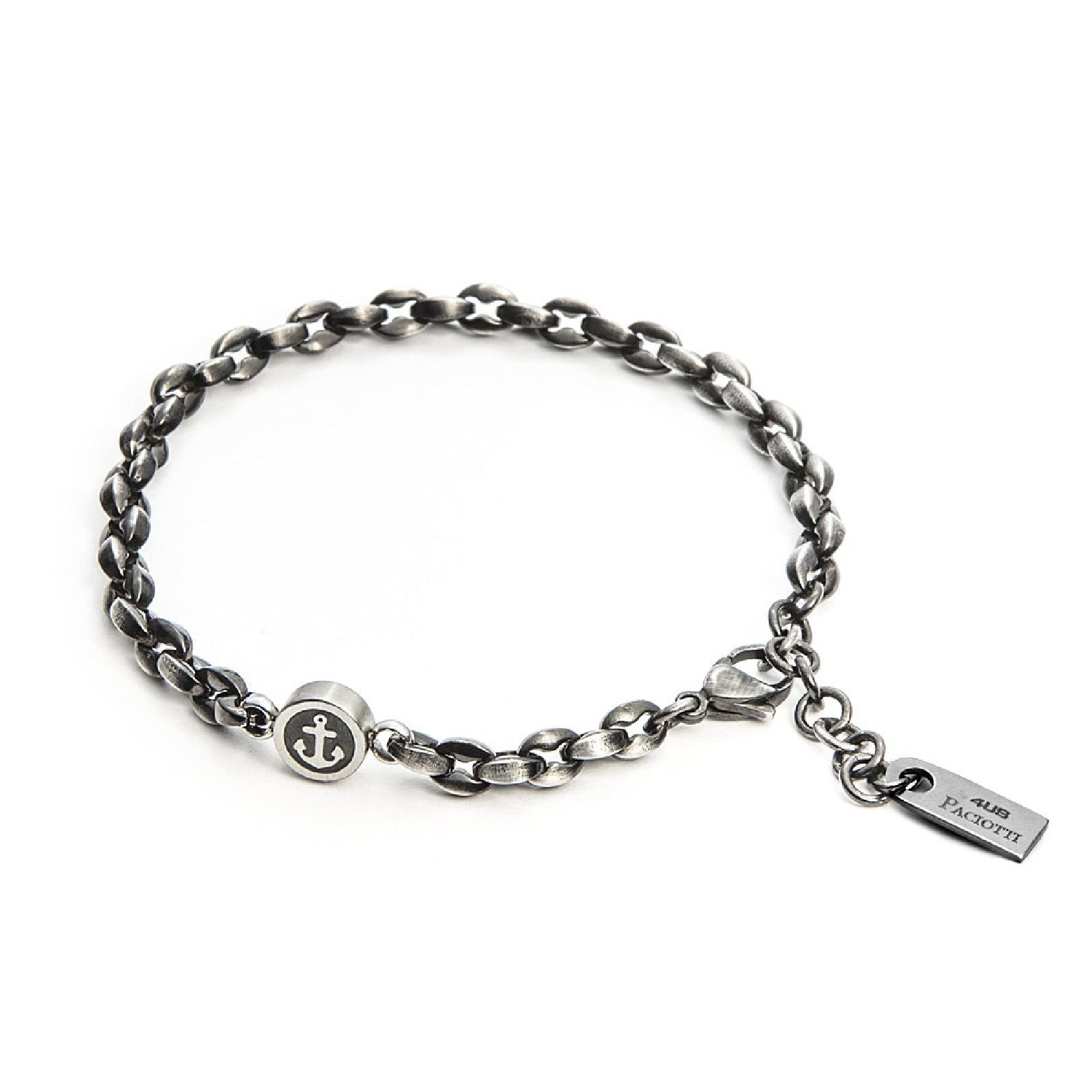 Bracciale 4US Cesare Paciotti Black Dolphins da uomo 4UBR2100-1