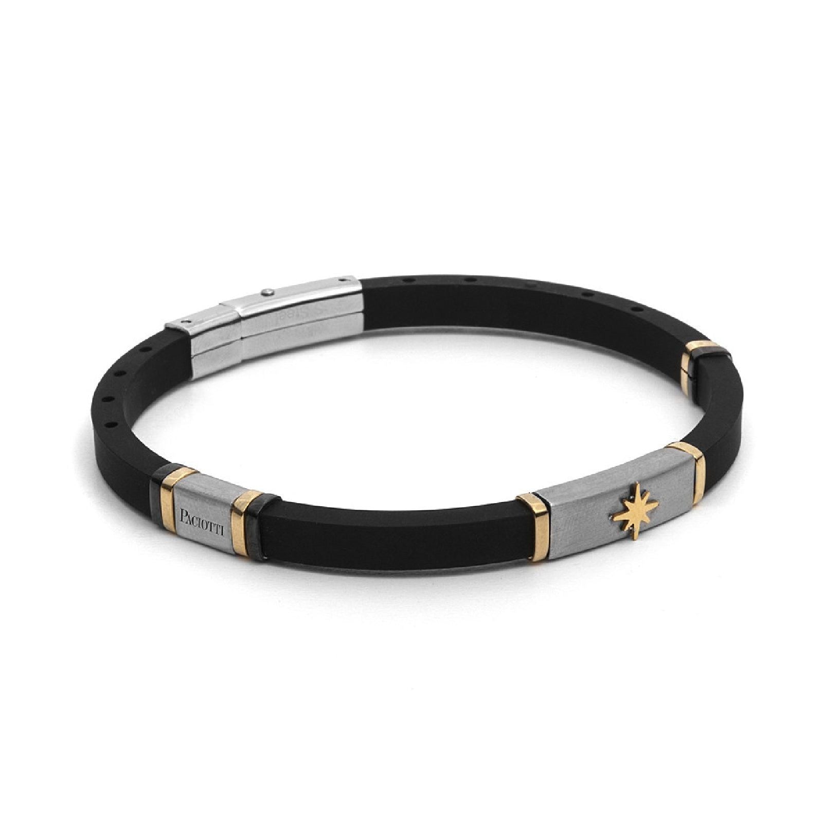 Bracciale 4US Cesare Paciotti Gold Wind da uomo 4UBR2340-1