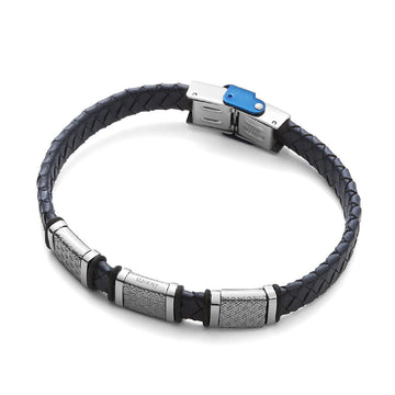 Bracciale 4US Cesare Paciotti White Pattern da uomo 4UBR2722-1