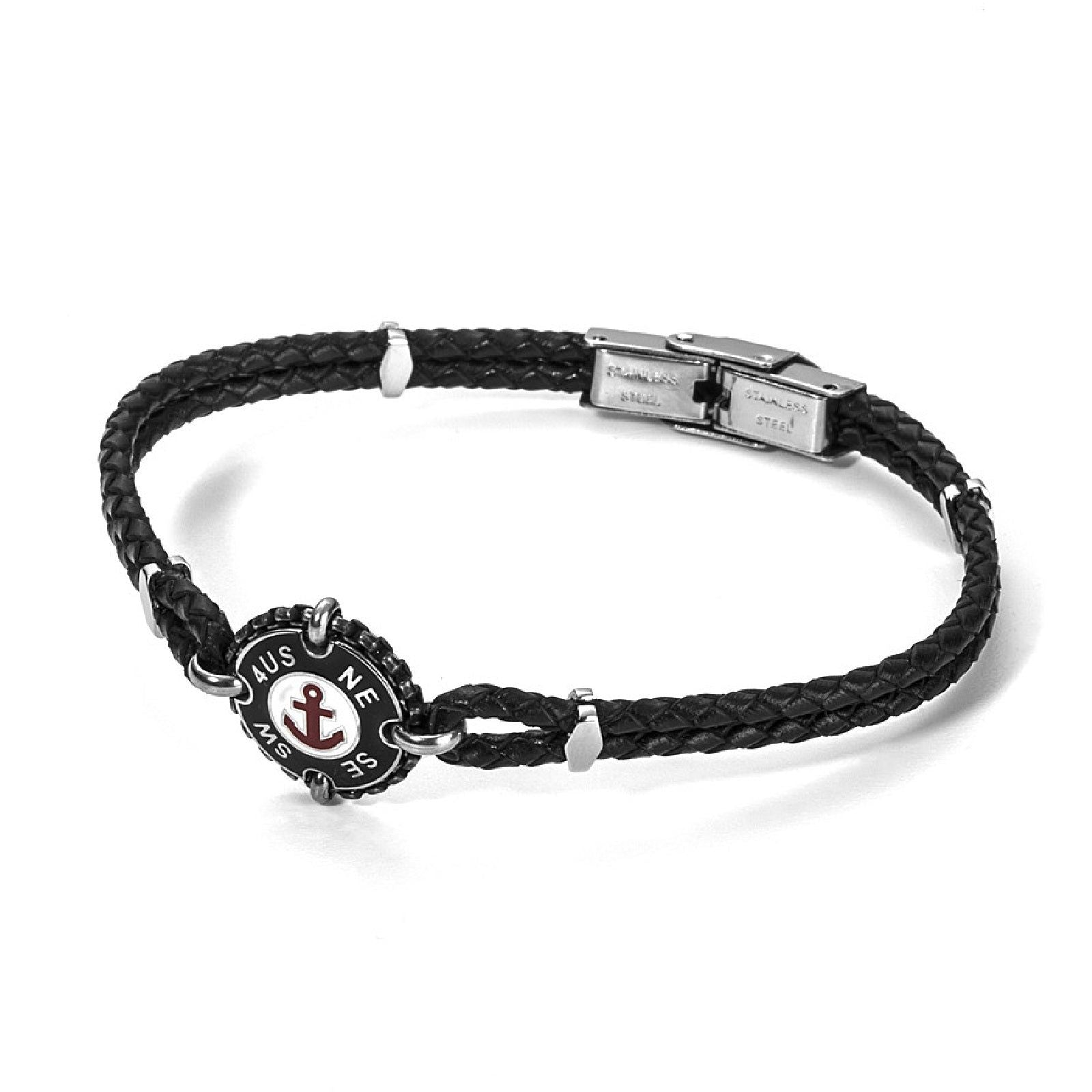 Bracciale 4US Cesare Paciotti Black Way da uomo 4UBR2843-1
